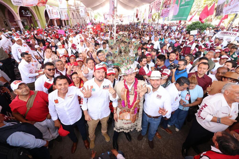 Alejandro Armenta estuvo en Atempan | Foto:Especial