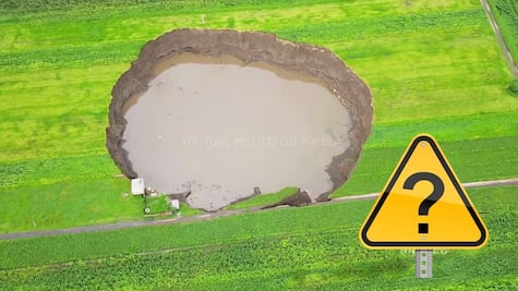 Socavón de Puebla. De atracción turística y protagonista de memes al olvido 5 meses después