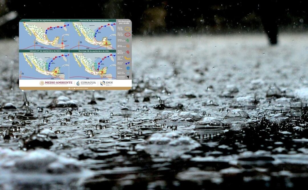 Del 4 al 10 de septiembre habrá lluvias en el estado | Foto: Gobernación / Pixabay