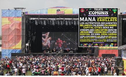 Tecate Comuna: Este es el cartel oficial para el festival 2024