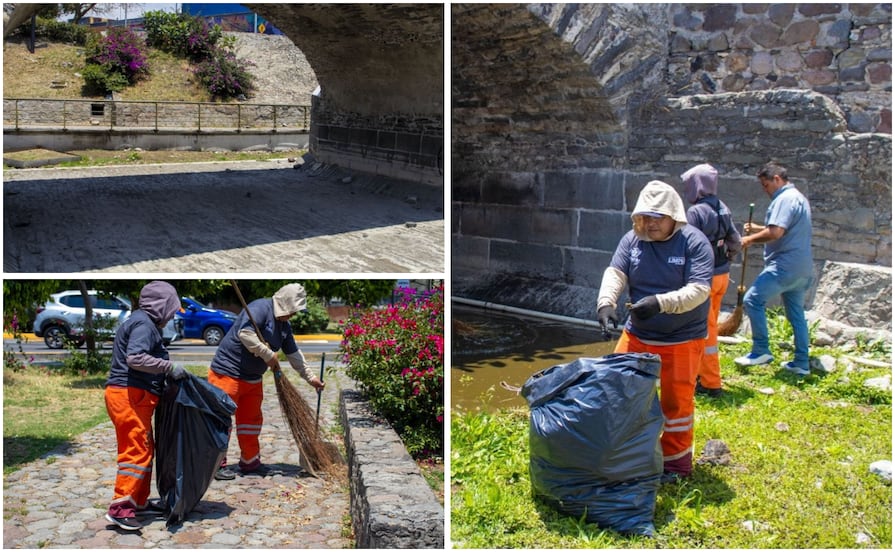 Mejoran imagen del Puente de Ovando con jornada de limpieza integral