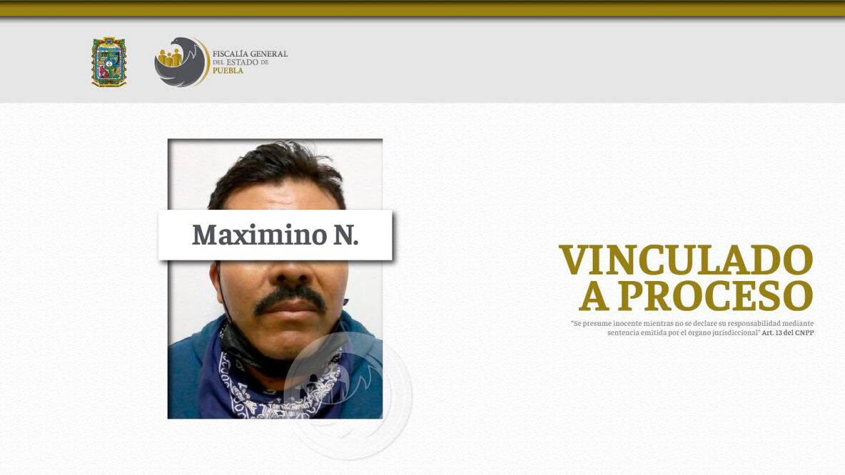 IMAGEN: Fiscalía de Puebla