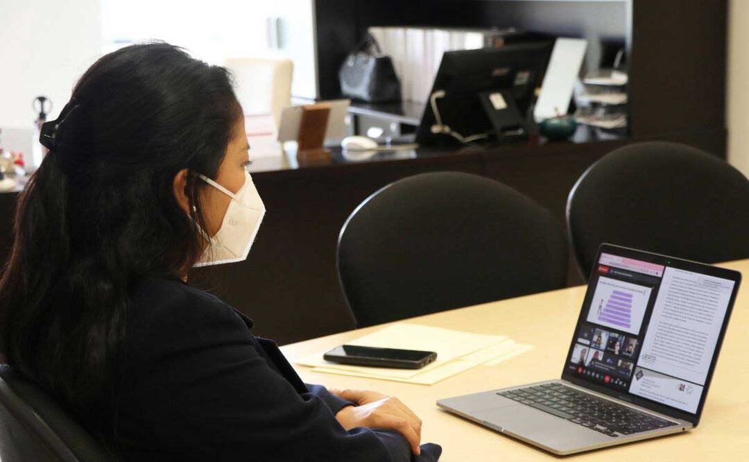 Hace cuatro años se incluyó a la Secretaría de Igualdad Sustantiva en el organigrama del gobierno de Puebla | Foto: Twitter América Rosas Tapia