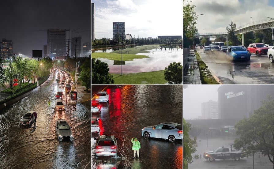 Tormenta colapsa varias zonas en la ciudad de Puebla, hoy también lloverá