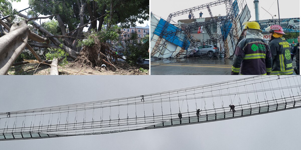 Afectaciones por vientos de gran velocidad / Foto EsImagen