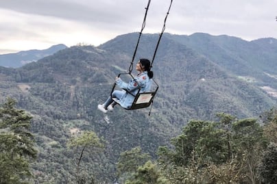 Conoce el columpio de Zacatlán con la vista más impresionante; ¿cómo llegar?