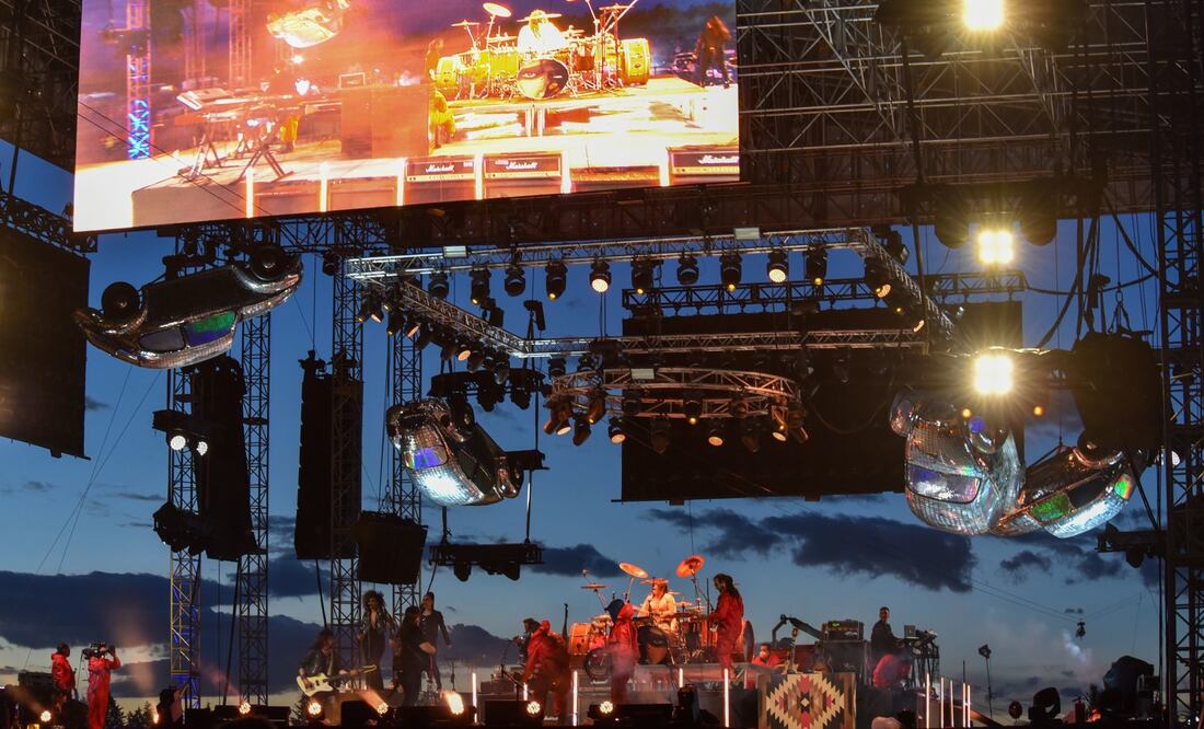 Los equipos de Moderatto viajaban para su presentación en la Feria de Puebla. Foto: Cuartoscuro