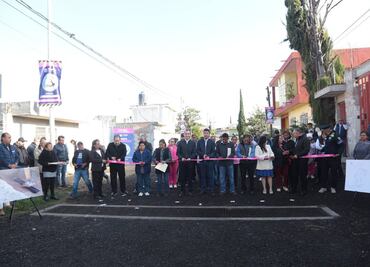 Ayuntamiento de Puebla entrega construcción de la red pluvial de Santa Catarina