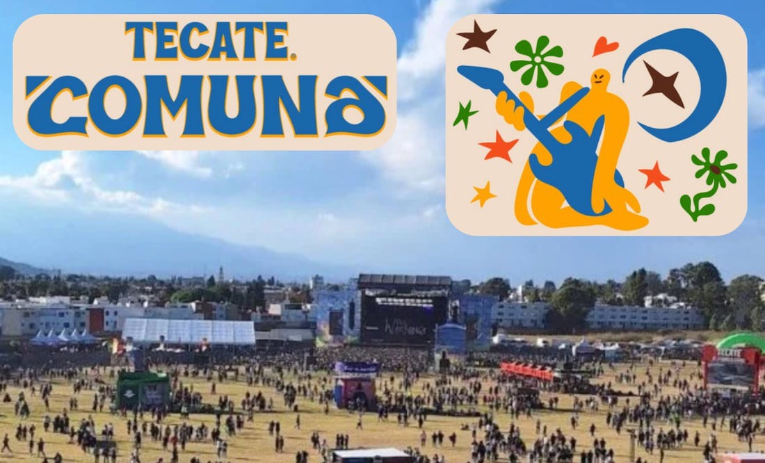El 22 de noviembre llega el festival Tecate Comuna 2025 a Puebla | Foto: RRSS