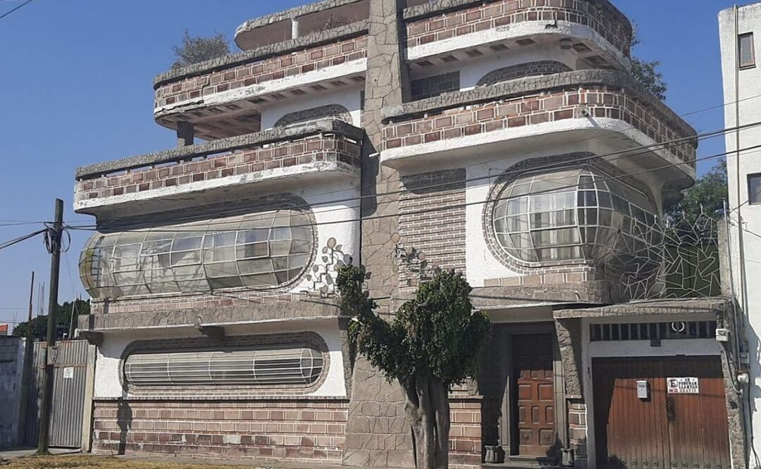 La casa en forma de barco de la colonia Volcanes es de estilo streamline moderne | Foto: Facebook Christian Saldaña G.