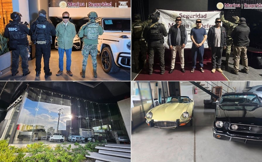 Tras la captura de “El Amarillo”, aseguran 39 autos de lujo y realizan cinco cateos en Angelópolis