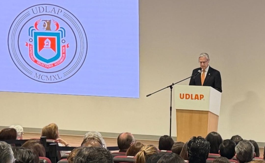 El rector de la UDLAP, Luis Ernesto Derbez, rindió su informe anual de labores 2025 | Foto: UDLAP