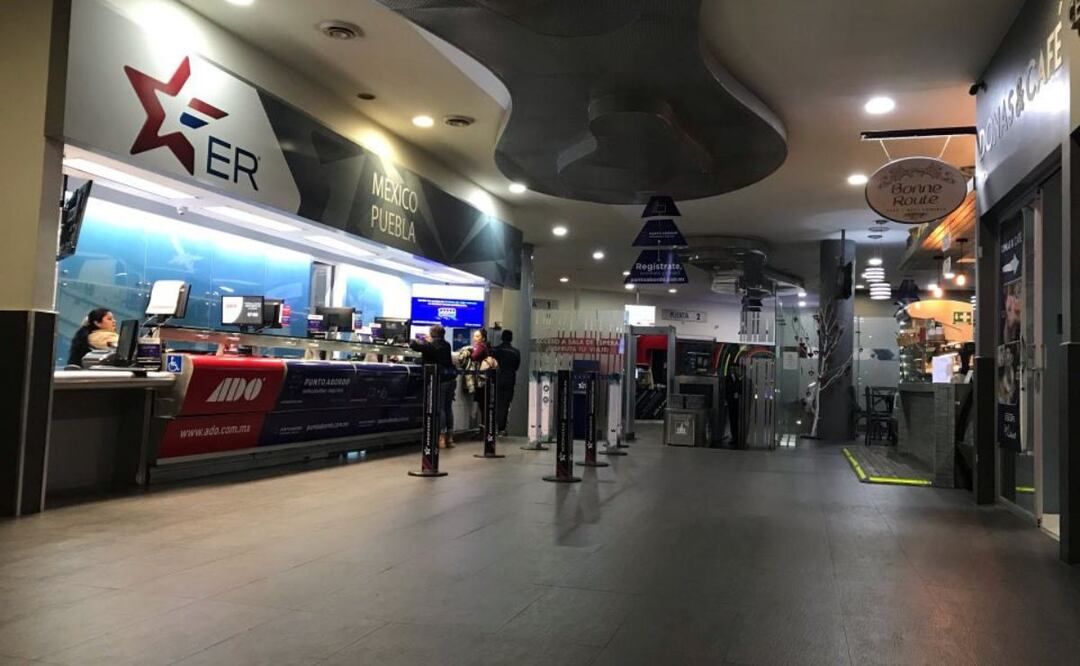 Este era el interior de la terminal de autobuses de la 4 Poniente | Foto: Redes Sociales