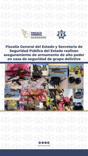 El cateo se realizó en un inmueble de San Matías Tlalancaleca | Fotos: FGE.