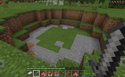 Así se ven el socavón y otros lugares de Puebla en Minecraft