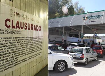 Por incumplir la norma clausuran 3 centros de verificación en Puebla