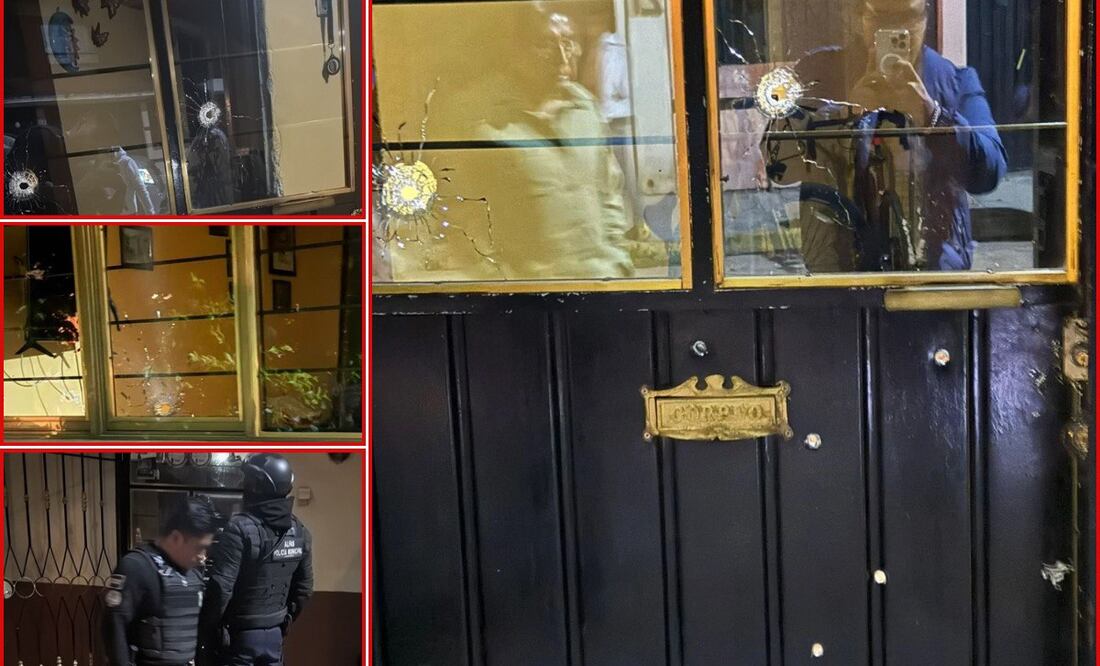 La casa del líder estudiantil fue baleada la noche del miércoles 1 de octubre | Foto: RRSS