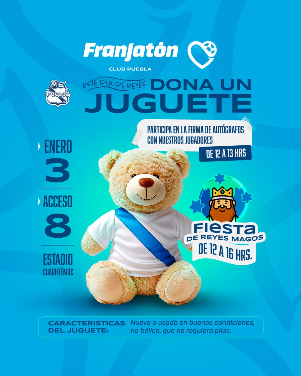 Franjatón / Foto:  X Club Puebla