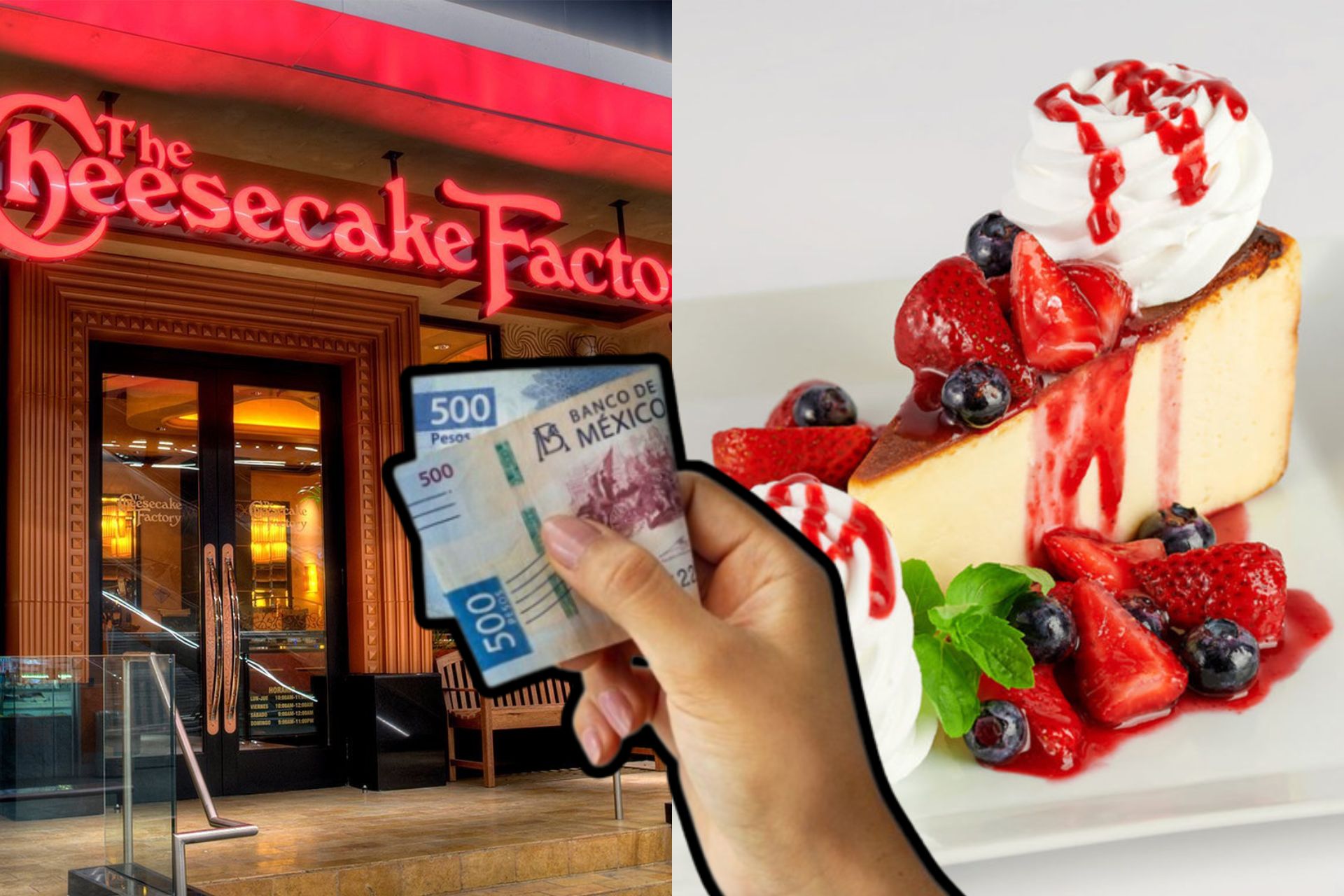 Cuánto cuesta comer en el Cheesecake Factory de Puebla