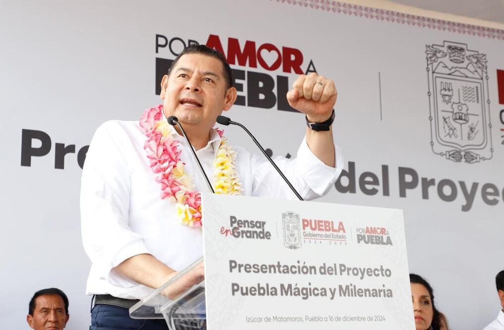 El gobernador del estado, Alejandro Armenta, presentó en su natal Izúcar de Matamoros, el Proyecto Puebla Mágica y Milenaria