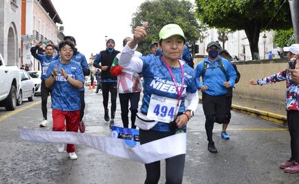 Lilia Cedillo participa en el Trail Bosque de Niebla BUAP 2022