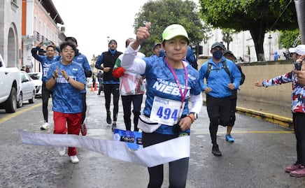Lilia Cedillo participa en el Trail Bosque de Niebla BUAP 2022