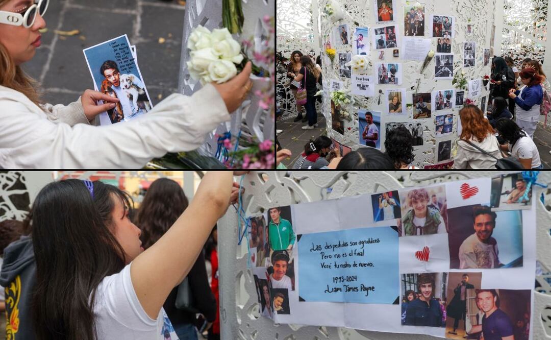 Directioners se reunieron en el Centro Histórico de Puebla para despedir a Liam Payne | Foto: EsImagen