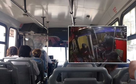 VIDEO Así fue el violento asalto a la Ruta “Los Morados” en la 7 Norte de la ciudad de Puebla