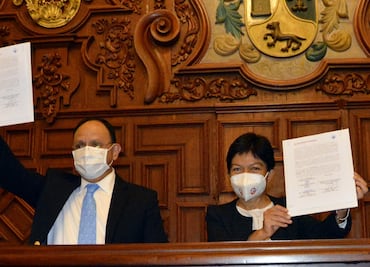 Lilia Cedillo firma convenio con el Consulado de México en Nueva York