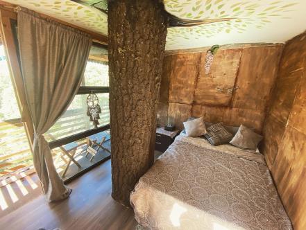 Cabañas en Puebla. 3 lugares con casitas del árbol y una más que flota sobre un lago