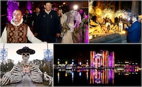 Gobernador Armenta celebra tradiciones y convive con familias en Catrineras 2026