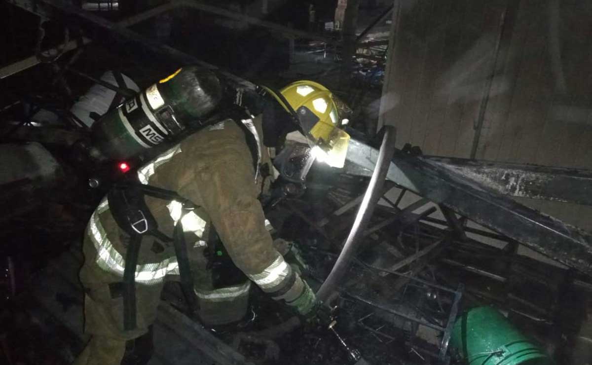 Se incendian seis locales del Mercado Zapata