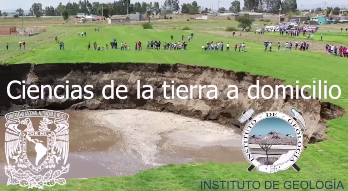 EN VIVO Instituto de Geología de la UNAM explica el socavón de Puebla