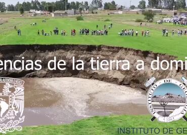 EN VIVO Instituto de Geología de la UNAM explica el socavón de Puebla