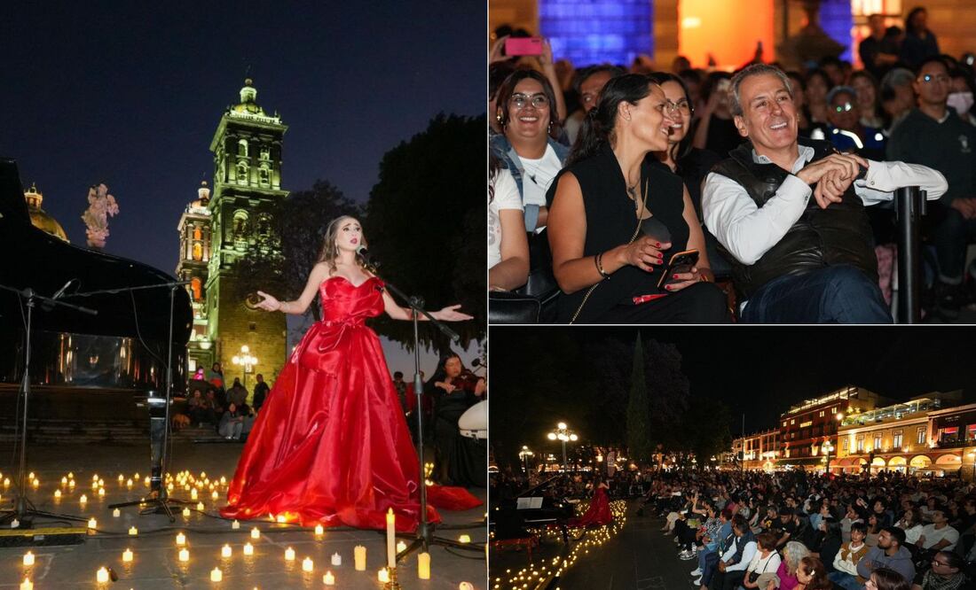 El Gobierno de la Ciudad realizó el concierto “Zócalo entre Velas” | Foto: Ayuntamiento de Puebla