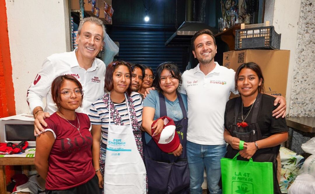 Pepe Chedraui recorrió la Central de Abasto | Foto: Especial