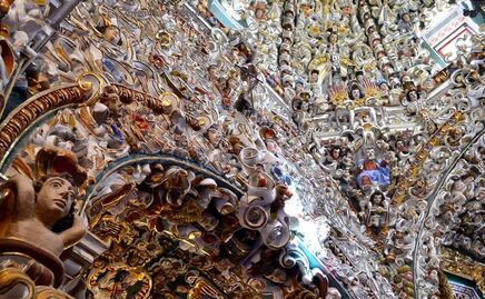 Santa María Tonantzintla. La iglesia barroca que indígenas dedicaron a Tláloc