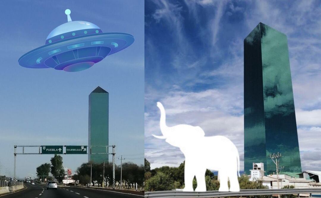 Este rascacielos en medio de la nada está sobre la autopista México-Puebla. | Portada Canvas
