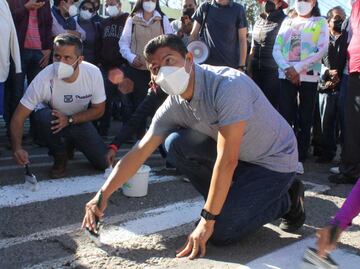 Anuncia Lalo Rivera relaminación de vialidad en Guadalupe Caleras