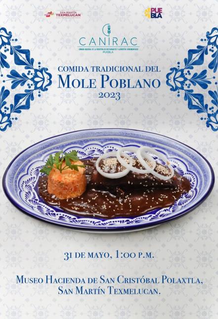 Anuncian Comida Tradicional del Mole Poblano en hermosa hacienda de Texmelucan