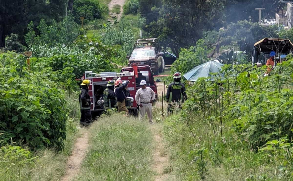 VIDEO Descubren otro túnel de huachigas, ahora en San Jerónimo Caleras