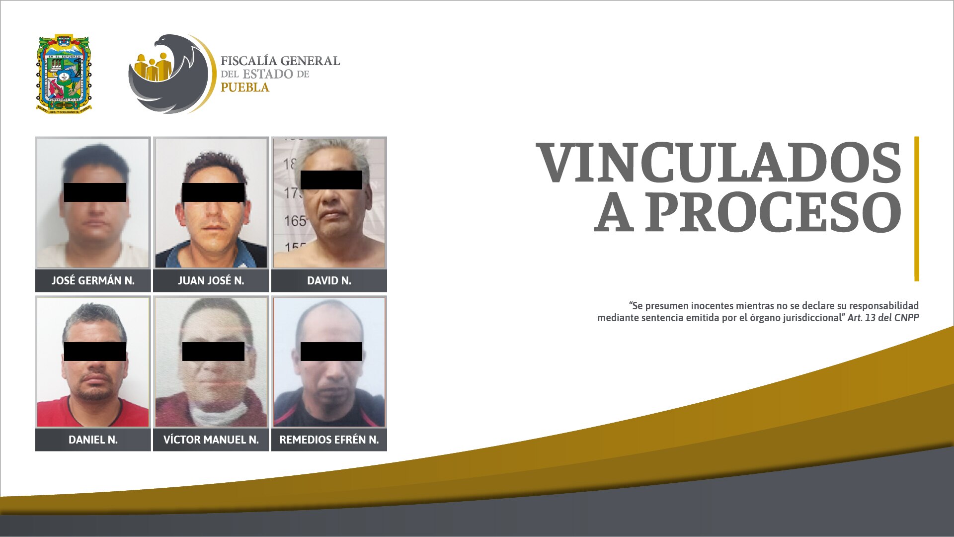 Detienen a 6 golpeadores de mujeres en Puebla