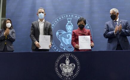 Lilia Cedillo signa convenio de colaboración con Audi