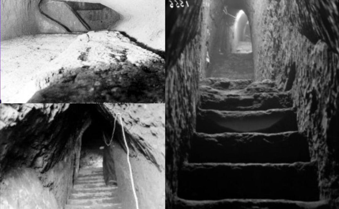 La presencia de estos túneles en la pirámide de Cholula es todo un misterio | Foto: Mediateca INAH