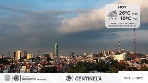 Pronóstico del clima para Puebla, 6 de abril 2021