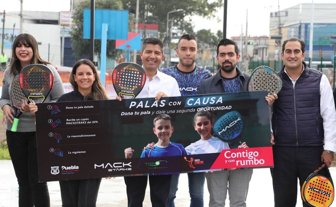 Eduardo Rivera Pérez presentó el programa "Palas con causa" | Foto: Ayuntamiento de Puebla