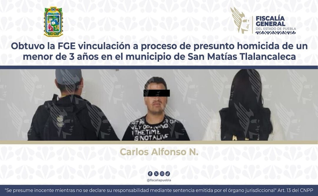 Carlos Alfonso N. fue detenido y puesto a disposición del Juez de Control | Foto: FGE