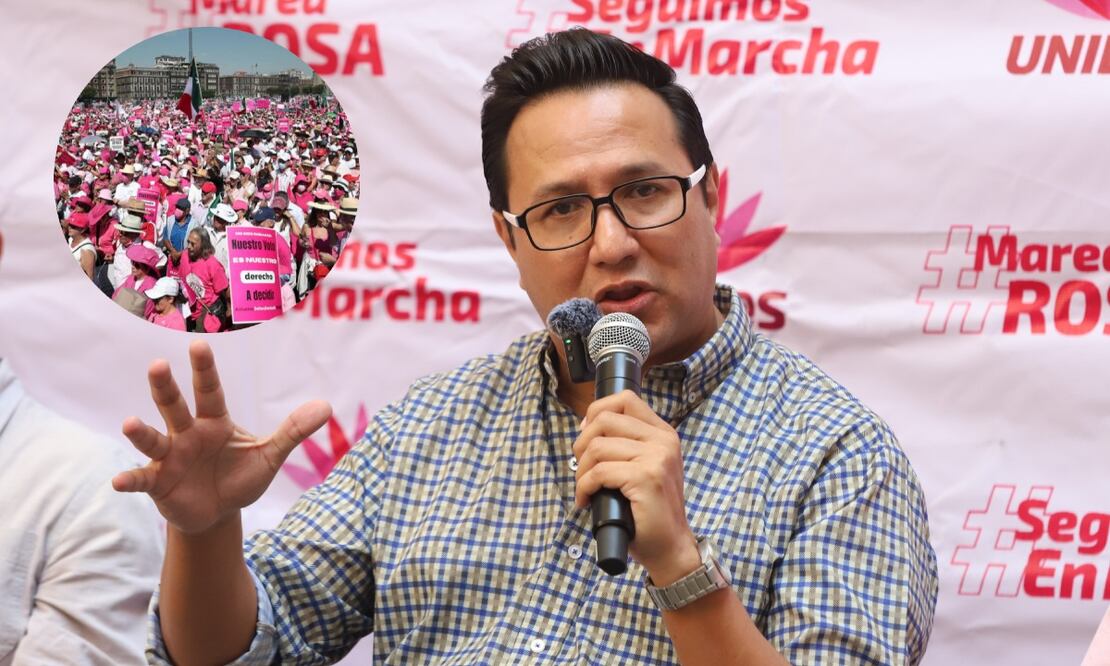 Conoce el horario y ruta de la Marea Rosa en Puebla que será este domingo | Foto: Producción El Universal