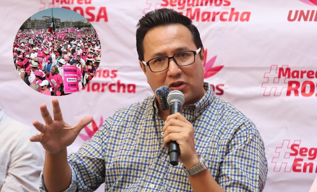 Conoce el horario y ruta de la Marea Rosa en Puebla que será este domingo | Foto: Producción El Universal