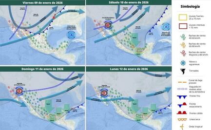 Gobierno de Puebla emite alerta por lluvias ante Frente Frío No. 27